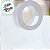 Sacola Transparente Fosca PVC com Alça Redonda de Couro Branco - 32x26x14,5cm - 1 unidades - Rizzo - Imagem 2