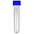 Tubete Para lembrancinha Cristal Com Tampa Azul Escuro - 13cm - 10 unidades - Rizzo - Imagem 4
