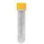 Tubete Para lembrancinha Cristal Com Tampa Amarela - 13cm - 10 unidades - Rizzo - Imagem 4