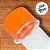 Tubete Para lembrancinha Cristal Com Tampa Laranja - 13cm - 10 unidades - Rizzo - Imagem 2