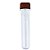 Tubete Para lembrancinha Cristal Com Tampa Marrom - 13cm - 10 unidades - Rizzo - Imagem 4