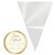 Kit Cone Metalizado Com Etiqueta - Incolor - 10x15cm - 50 unidades - Cromus - Rizzo - Imagem 4