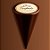 Kit Cone Metalizado Com Etiqueta - Marrom - 10x15cm - 50 unidades - Cromus - Rizzo - Imagem 1