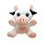 Vaca De Pelúcia - Branca e Rosa - 15,5cm - 1 unidade - Rizzo - Imagem 4