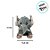 Elefante De Pelúcia - Cinza - 21cm - 1 unidade - Rizzo - Imagem 2