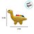 Dinossauro De Pelúcia - Amarelo - 37cm - 1 unidade - Rizzo - Imagem 2