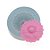 Molde de Silicone Broche Redondo Pequeno - Ref. 359 - 1 unidade - Flexarte - Rizzo - Imagem 1