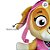 Pelúcia Skye - Patrulha Canina - 19cm - 1 unidade - Rizzo - Imagem 2