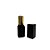 Frasco Vip Square Para Batom - Preto Fosco e Ouro - 7cm - 1 unidade - Rizzo - Imagem 1
