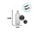 Frasco Para Cosmético De Plástico PET Oval - Transparente - Rosca 24/410 - 120ml - 1 unidade - Rizzo - Imagem 2