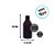 Frasco Para Perfumaria De Plástico PET Âmbar - Rosca 28/410 - 200ml - 1 unidade - Rizzo - Imagem 2