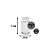 Pote Para Cosmético De Plástico PET Transparente - Rosca 38 - 100ml - 1 unidade - Rizzo - Imagem 2