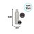 Frasco Para Perfumaria De Plástico PET Transparente - Rosca 24/415 - 150ml - 1 unidade - Rizzo - Imagem 2