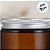 Pote de Vidro Âmbar com Tampa de Alumínio Prata - 100ml - 1 unidade - Rizzo - Imagem 2