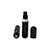 Porta Perfume de Vidro Portátil - Preto - 5ml - 7,5cm - 1 unidade - Rizzo - Imagem 2