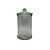 Pote de Vidro com Tampa - 7,5x15cm - 350ml - 1 unidade - Rizzo - Imagem 1