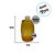 Frasco Para Perfumaria de Vidro Torcido sem Tampa - Mel - 250ml - Rosca 28/410 - 1 unidade - Rizzo - Imagem 2