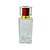 Frasco para Perfumaria de Vidro Retangular - Spray Dourado com Tampa Vermelha - 50 ml - 1 unidade - Rizzo - Imagem 1
