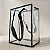 Sacola Transparente PVC Com Borda e Alça de Cordão Preto - 20x15x10cm - 10 unidades - Rizzo - Imagem 5
