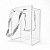 Sacola Transparente PVC Com Borda e Alça de Cordão Branco - 20x15x10cm - 10 unidades - Rizzo - Imagem 2