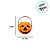 Enfeite Decorativo De Halloween - Balde Abóbora - 9x9,5cm - 1 unidade - Rizzo - Imagem 2