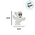 Display de Mesa em MDF - Fantasma - 26x28cm - 1 unidade - Rizzo - Imagem 2