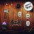 Enfeite Decorativo De Halloween Com Glitter - Morcego - Laranja - 24x17cm - 1 unidade - Rizzo - Imagem 3