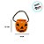 Mini Caldeirão Abóbora De Halloween - Laranja - 7,5x8cm - 1 unidade - Rizzo - Imagem 3