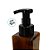 Frasco Quadrado Para Sabonete Líquido Com Valvula Espumadora - Âmbar - 450ml - 6,5x18,5cm - 1 unidade - Rizzo - Imagem 2
