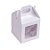Caixa Para Cupcake Com Visor - Branco - 8,5x8,5x8,5cm - 10 unidades - Rizzo - Imagem 1