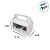 Caixa Para Cupcake Duplo Com Visor - Branco - 16x8x10cm - 10 unidades - Rizzo - Imagem 2