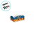 Mini Caixa Para Mini Hot Dog - Festa Junina - 11x5x5cm - 8 unidades - Regina - Rizzo - Imagem 3