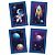 Quadros Decorativos - Espaço - 21x31cm - 4 unidades - Rizzo - Imagem 1
