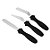 Kit Com 3 Espátulas Em Inox - 23,5x2cm - 1 unidade - Rizzo - Imagem 1