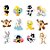 Mini Personagens Decorativos - Looney Tunes Baby - 12 unidades - Rizzo - Imagem 1