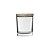 Pote De Vidro Redondo Para Vela Com Tampa De Madeira - 300ml - 1 unidade - Rizzo - Imagem 1