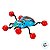 Brinquedo Rasteja Na Parede Assusta - Sticky Aranha Azul - 8cm - 1 unidade - Rizzo - Imagem 3