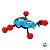 Brinquedo Rasteja Na Parede Assusta - Sticky Aranha Azul - 8cm - 1 unidade - Rizzo - Imagem 4