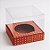 Caixa Mini Bolo G (8cm x 8cm x 8cm) Vermelho Com Bolinha Branca - 10 unidades - Assk - Rizzo - Imagem 1