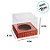 Caixa Mini Bolo G (8cm x 8cm x 8cm) Vermelho Com Bolinha Branca - 10 unidades - Assk - Rizzo - Imagem 2