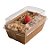 Forma Kraft Bolo Inglês Abas com Tampa 100g - 10x6x5cm - 5 unidades - Ecopack - Rizzo - Imagem 1