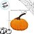 Enfeite Decorativo de Halloween - Abóbora Respingo - 1 unidade - Rizzo - Imagem 2