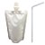 Saco Plástico Com Tampa Central e Canudo Para Bebidas - 500ml - 19x13cm - 50 unidades - Rizzo - Imagem 1