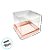 Caixa Para Bolo Pvc Base Rose Texturizada - 15x15x15cm - 5 unidades - Assk - Rizzo - Imagem 3