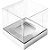 Caixa Mini Bolo M (7x7x7cm) Prata - 10 unidades - Assk - Rizzo - Imagem 1
