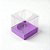 Caixa Mini Bolo M (7x7x7cm) Roxo - 10 unidades - Assk - Rizzo - Imagem 1