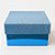 Caixa Azul Quadrada Com Glitter - 6x6x4cm - 10 unidades - Rizzo - Imagem 1