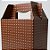 Caixa Sacolinha S2 (14x11x6cm) Marrom com Bolinhas Rosa - 10 unidades - Assk - Rizzo - Imagem 2