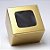Caixa Para Doce com Visor VC5 Ouro - 5x5x4cm - 20 unidades - Rizzo - Imagem 1
