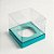 Caixa Para Mini Bolo G Pvc Base Azul Claro - 8x8x8cm - 10 unidades - Assk - Rizzo - Imagem 1
